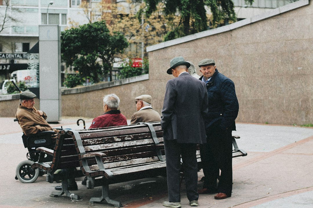 group of seniors sharing stories